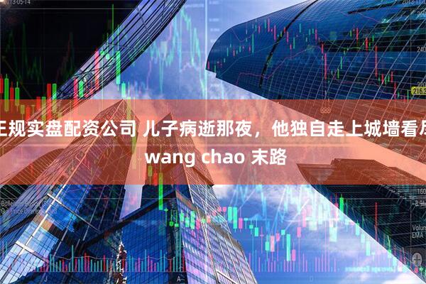 正规实盘配资公司 儿子病逝那夜，他独自走上城墙看尽 wang chao 末路
